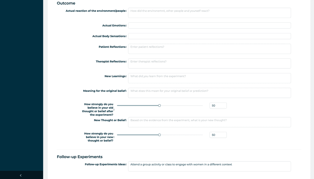 Behavior Experiment in Provider Platform