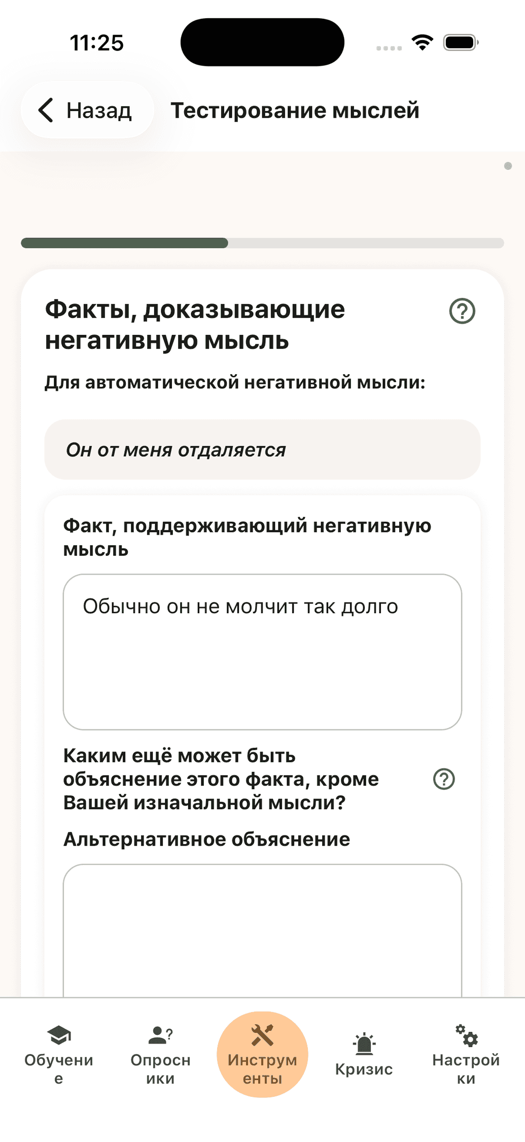 Доказательства за и против автоматической мысли